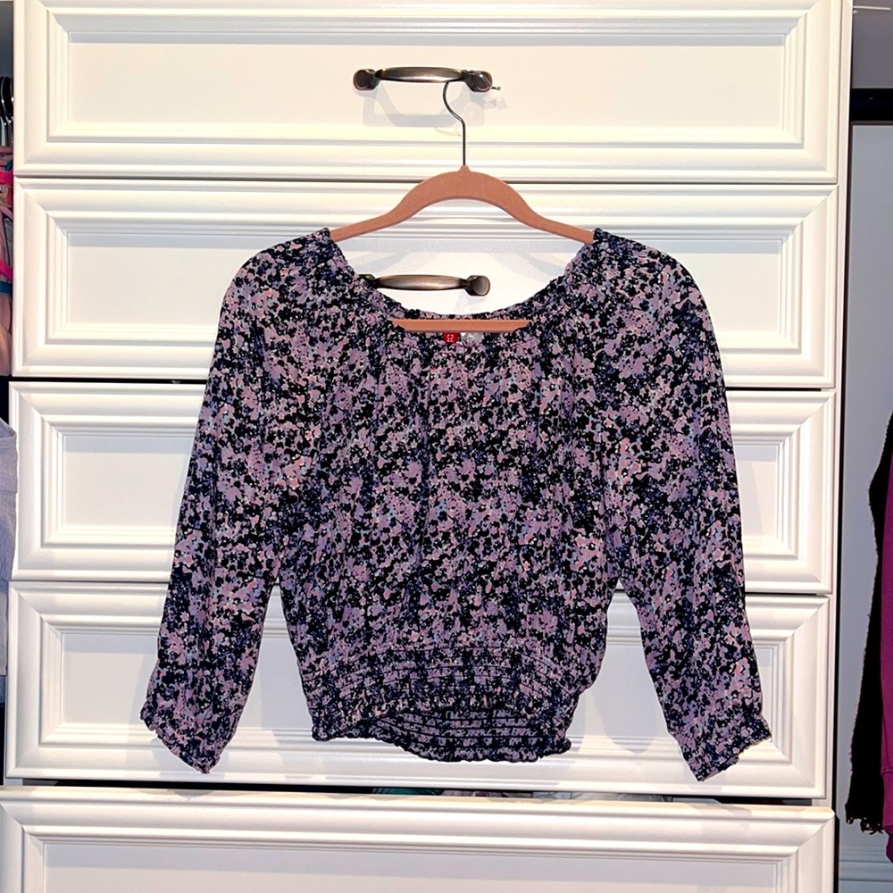 Flowy flower blouse!!